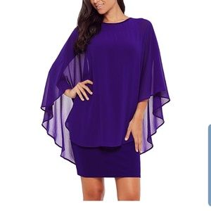 Purple cocktail dress